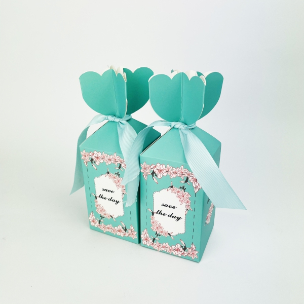 喜糖盒(he)-淺綠花(hua)語