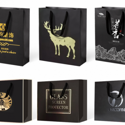 黑卡(ka)燙金手提袋(dai)